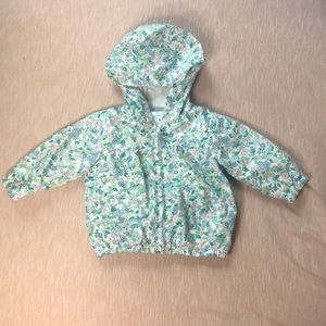 Floral 6 months girls rain coat by carters